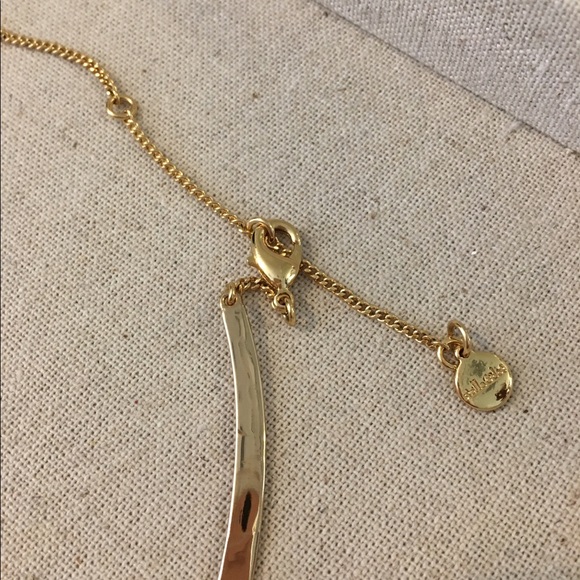 Stella & Dot Gold and White Layered Necklace - Picture 4 of 4